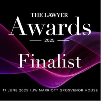 The Lawyer awards 2025 finalist
